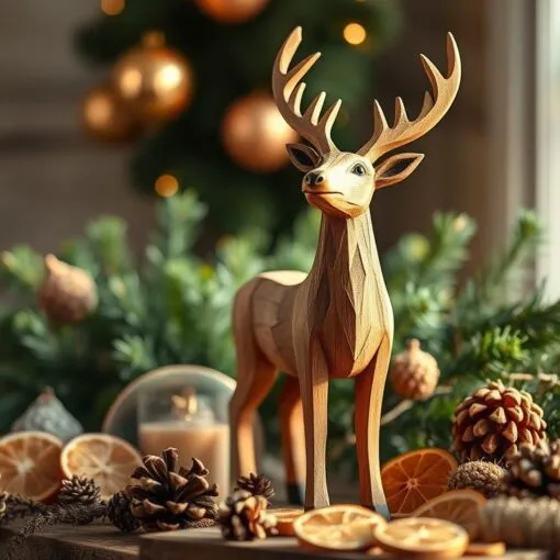 Rustikale Weihnachtsdeko Holz