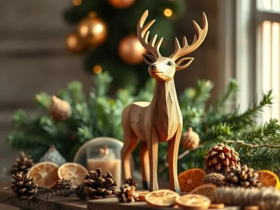 Rustikale Weihnachtsdeko Holz