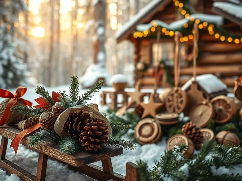 Rustikale Weihnachtsdeko Naturinspiration