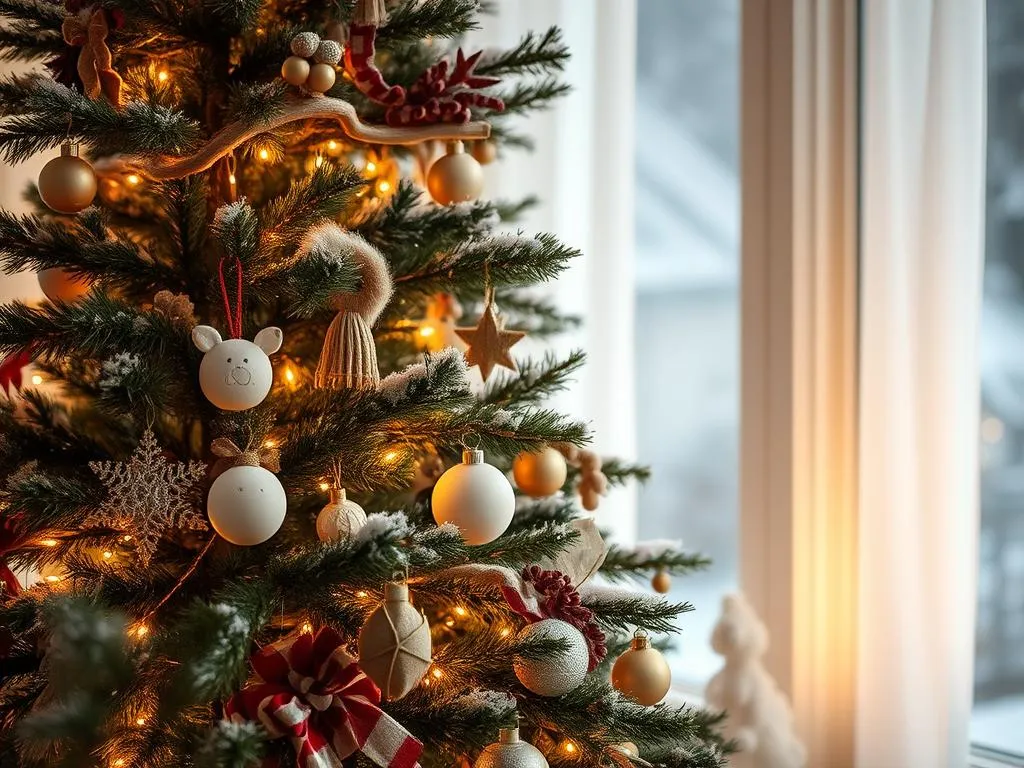 Skandinavischer Weihnachtsbaum Design Skandinavischer Weihnachtsbaum Design