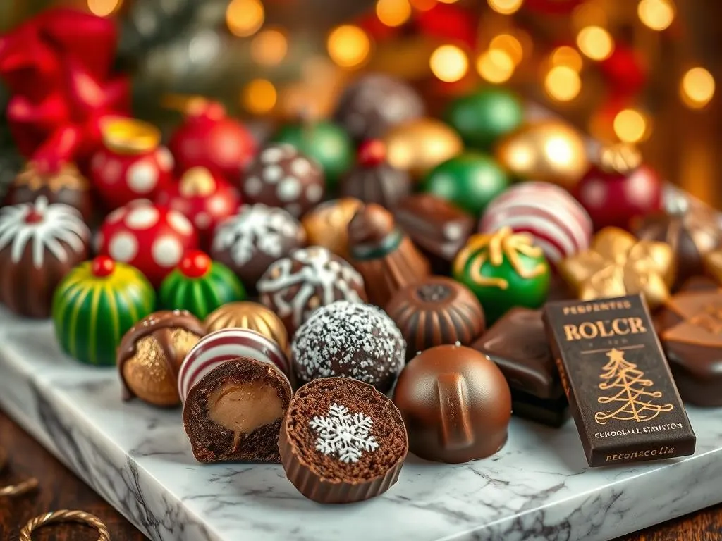 Weihnachtliche Schokoladenspezialitäten