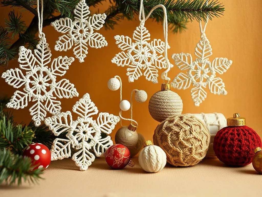 Weihnachtsdeko häkeln Techniken
