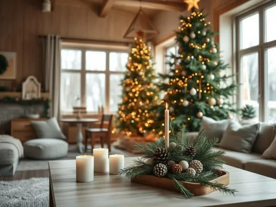 Weihnachtsdeko skandinavisch