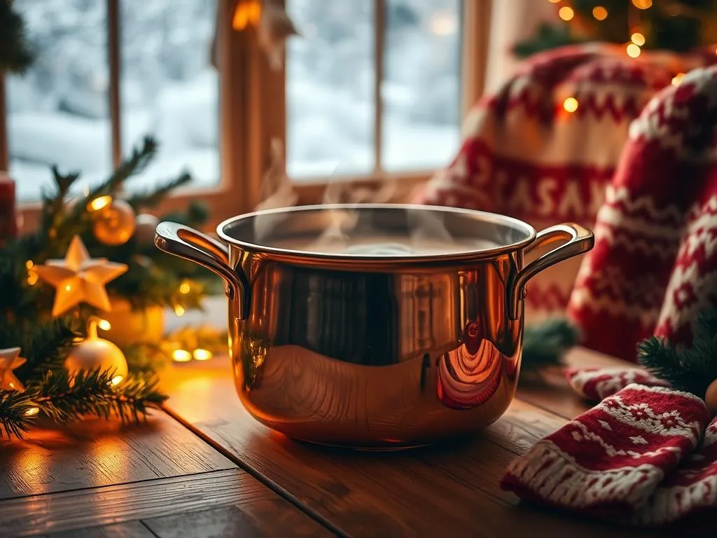 Festliche Weihnachtsgetränke im Dutch Oven
