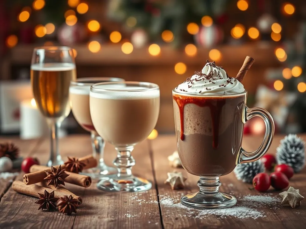 Festliche Weihnachtsgetränke