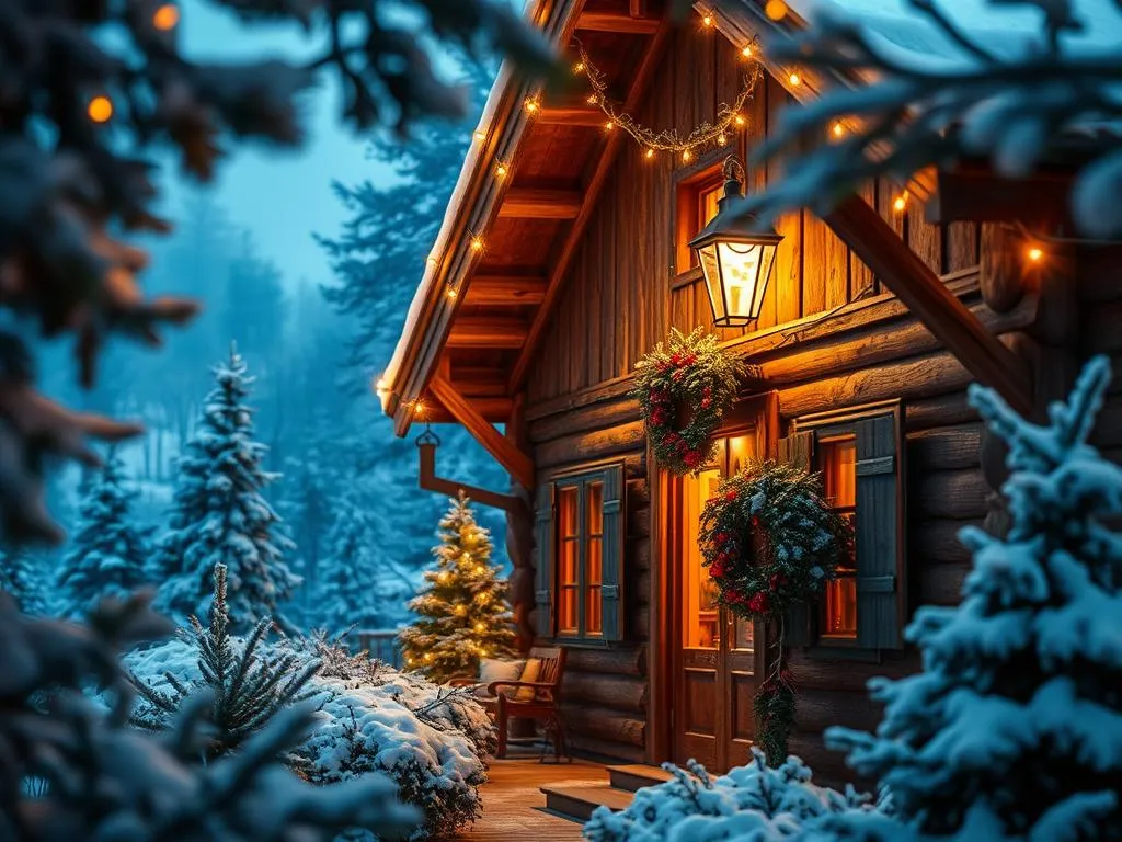 Weihnachtsbeleuchtung Landhausstil