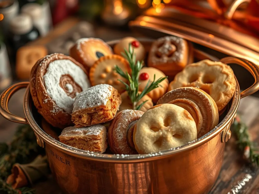 Weihnachtsdesserts im Dutch Oven
