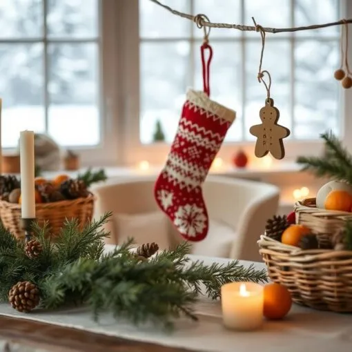 skandinavische Weihnachtsdeko nähen