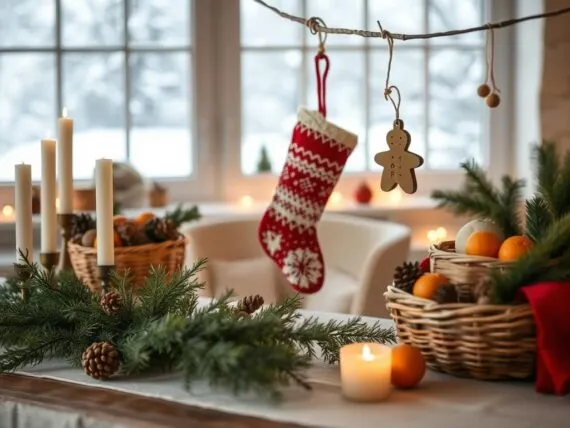 skandinavische Weihnachtsdeko nähen