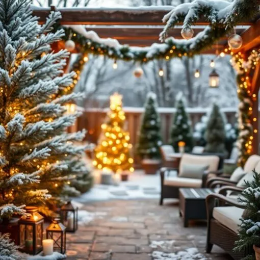 Garten Weihnachtsdeko Aussen