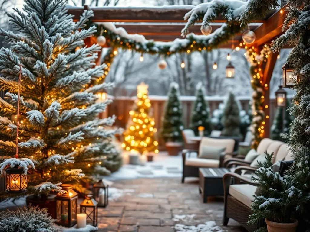 Garten Weihnachtsdeko Aussen