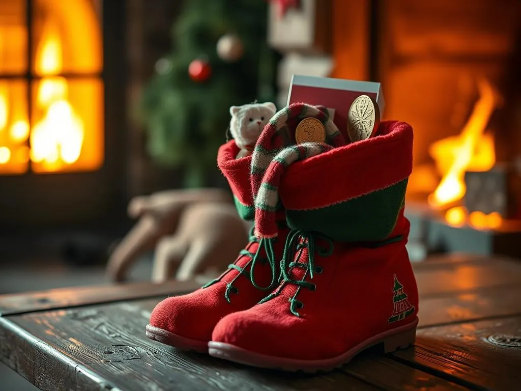 Nikolausstiefel füllen auf einem Budget