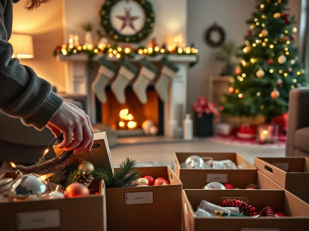 Weihnachtsdeko abbauen Tipps
