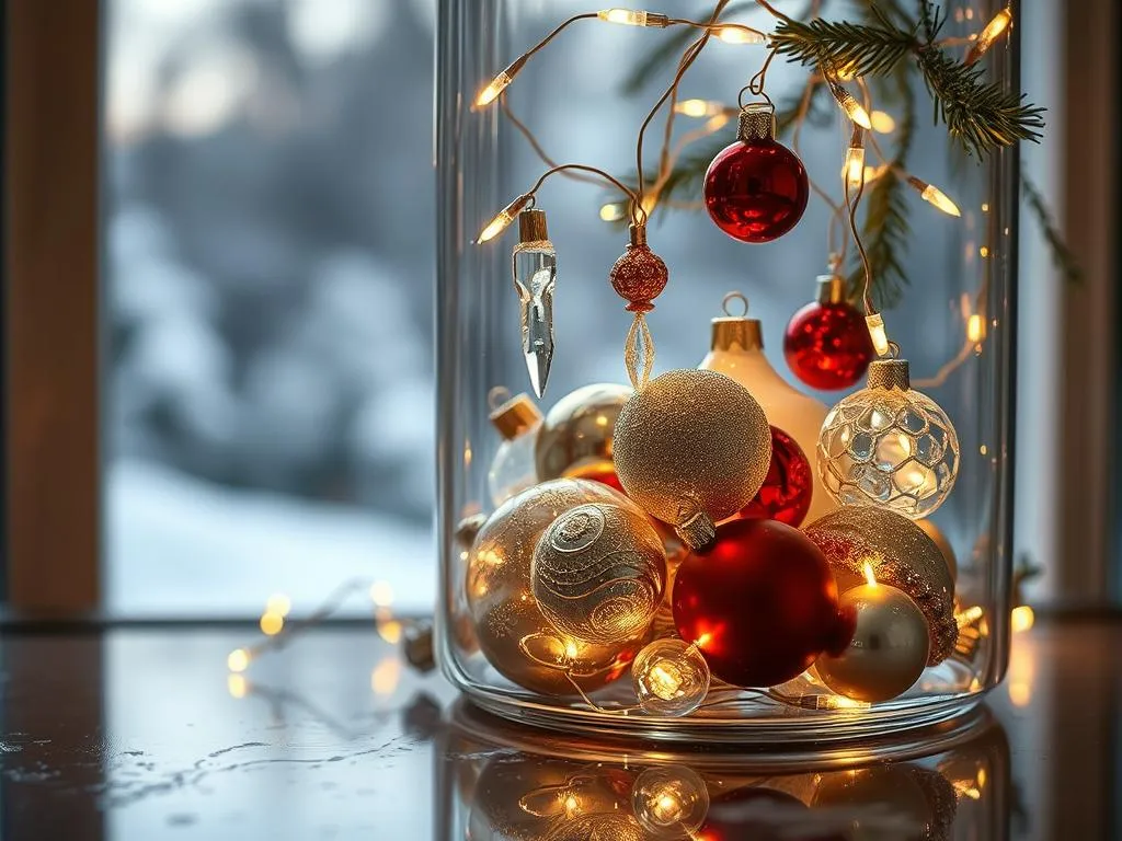 Weihnachtsdeko im Glas pflegen und lagern