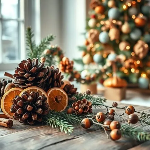 Weihnachtsdeko selber machen Naturmaterialien