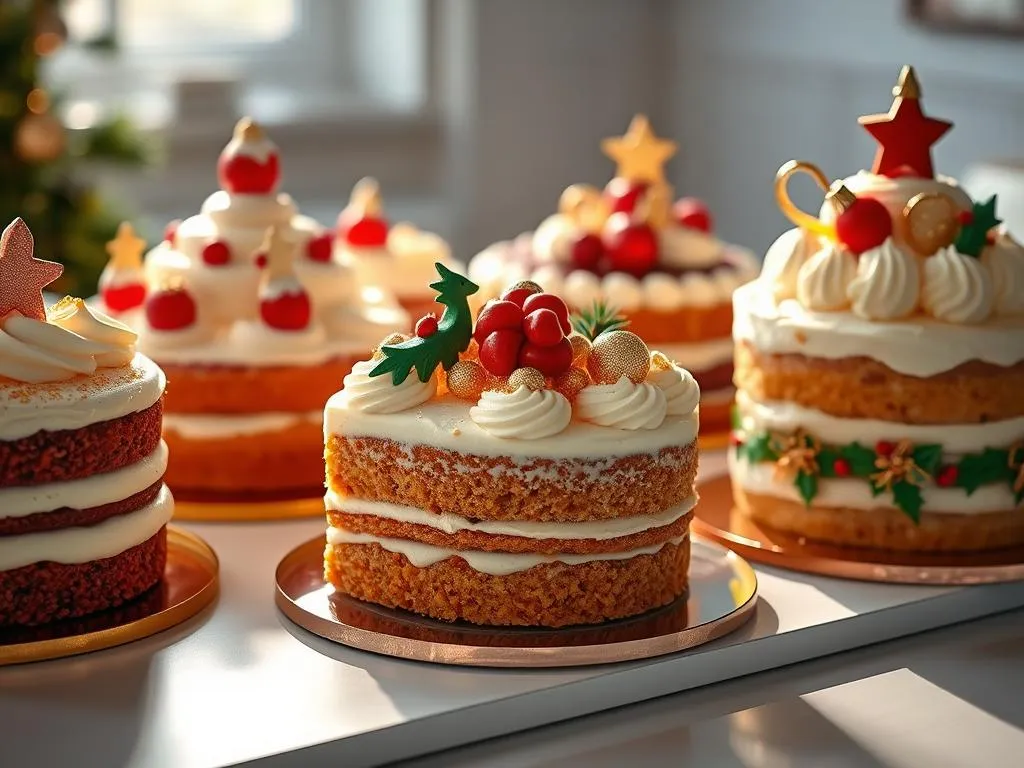 Festliche Weihnachtstorten