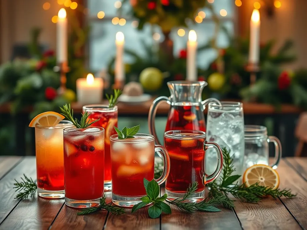 Festliche vegetarische Getränke Festliche vegetarische Getränke