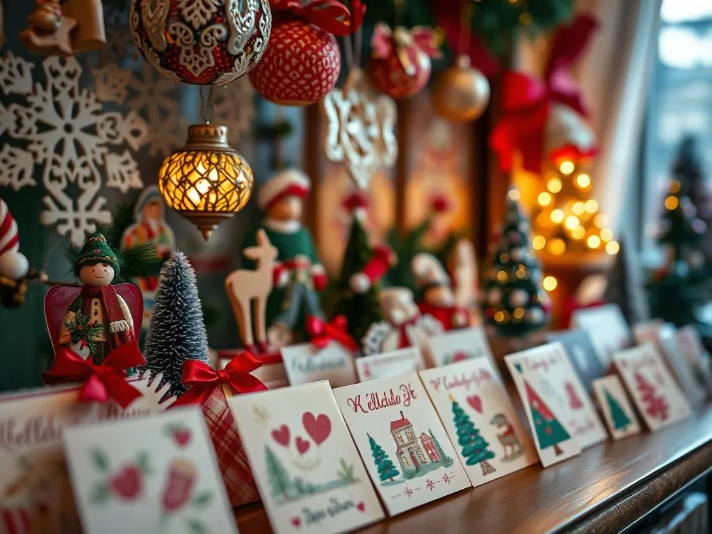 Polskie dekoracje świąteczne Weihnachtskarten