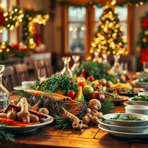 Veganes Weihnachtsessen