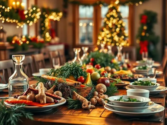 Veganes Weihnachtsessen