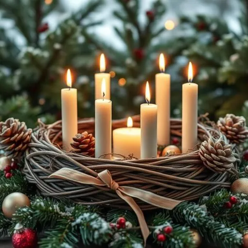 Wer hat den Adventskranz erfunden