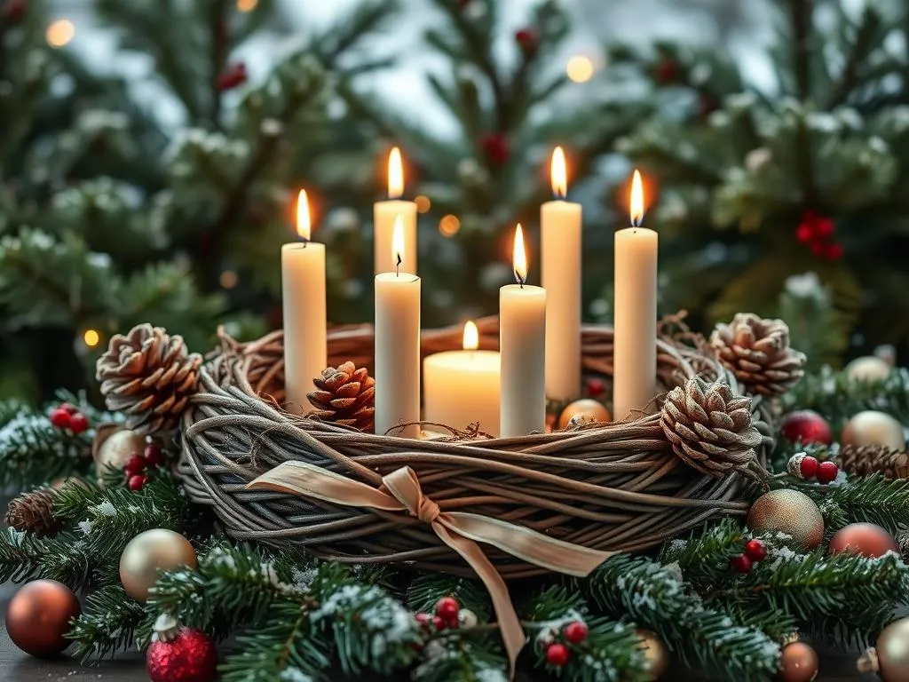 Wer hat den Adventskranz erfunden