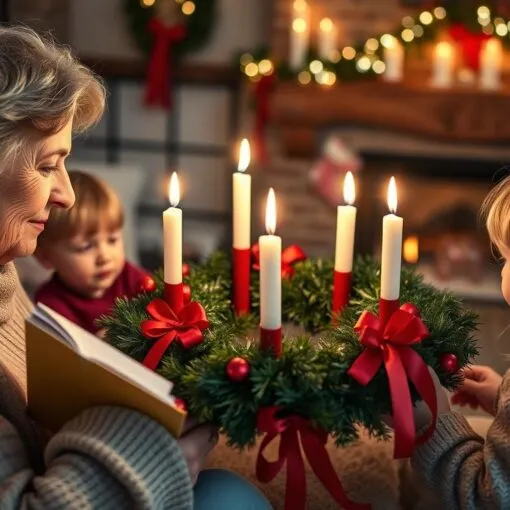 Adventskranz Geschichte zum Vorlesen