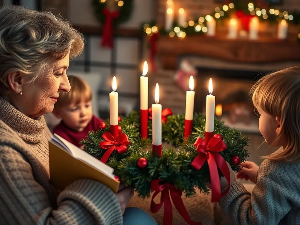 Adventskranz Geschichte zum Vorlesen
