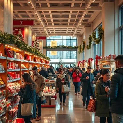 Einkaufen Weihnachtsfeiertage