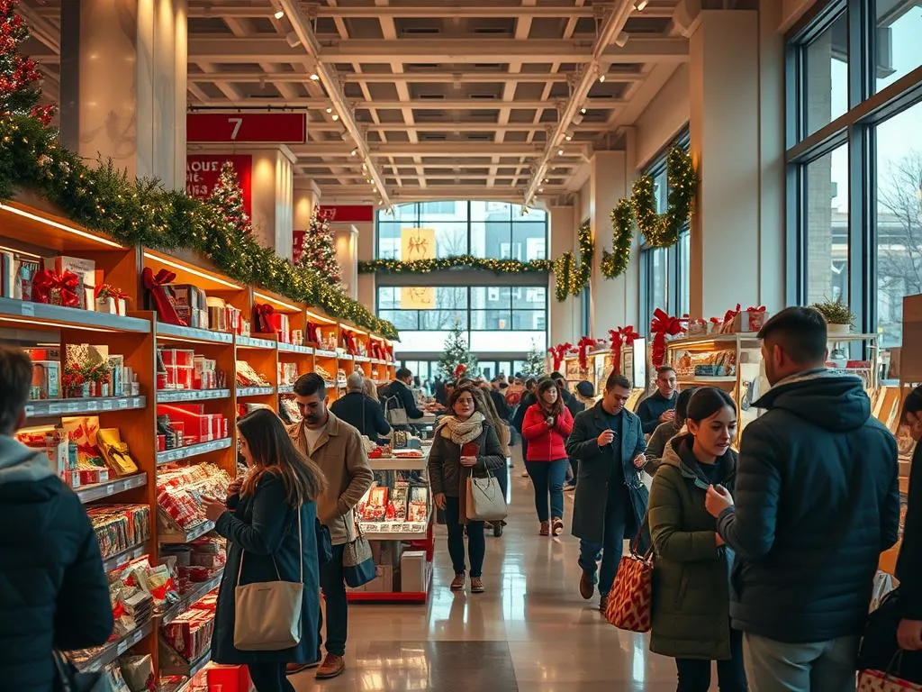 Einkaufen Weihnachtsfeiertage