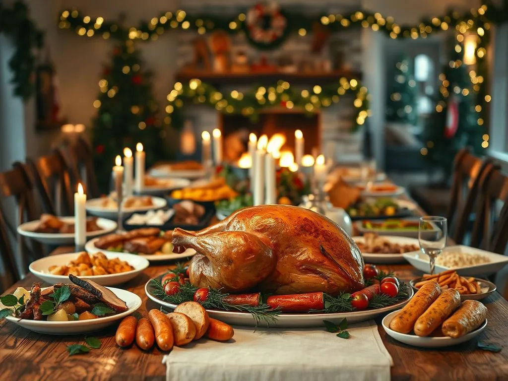 Weihnachtliches Festessen Weihnachtliches Festessen