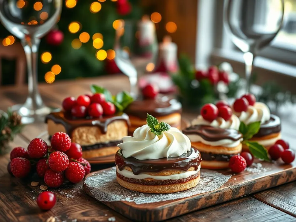 Dreierlei Dessert Weihnachten