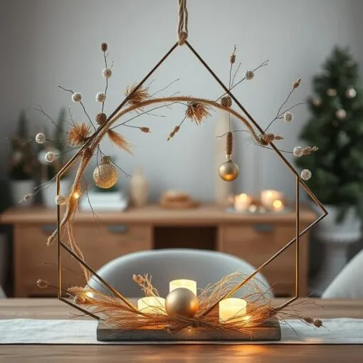 Moderne außergewöhnliche Weihnachtsdeko selber machen