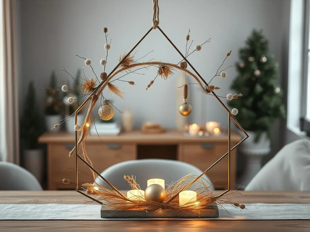 Moderne außergewöhnliche Weihnachtsdeko selber machen