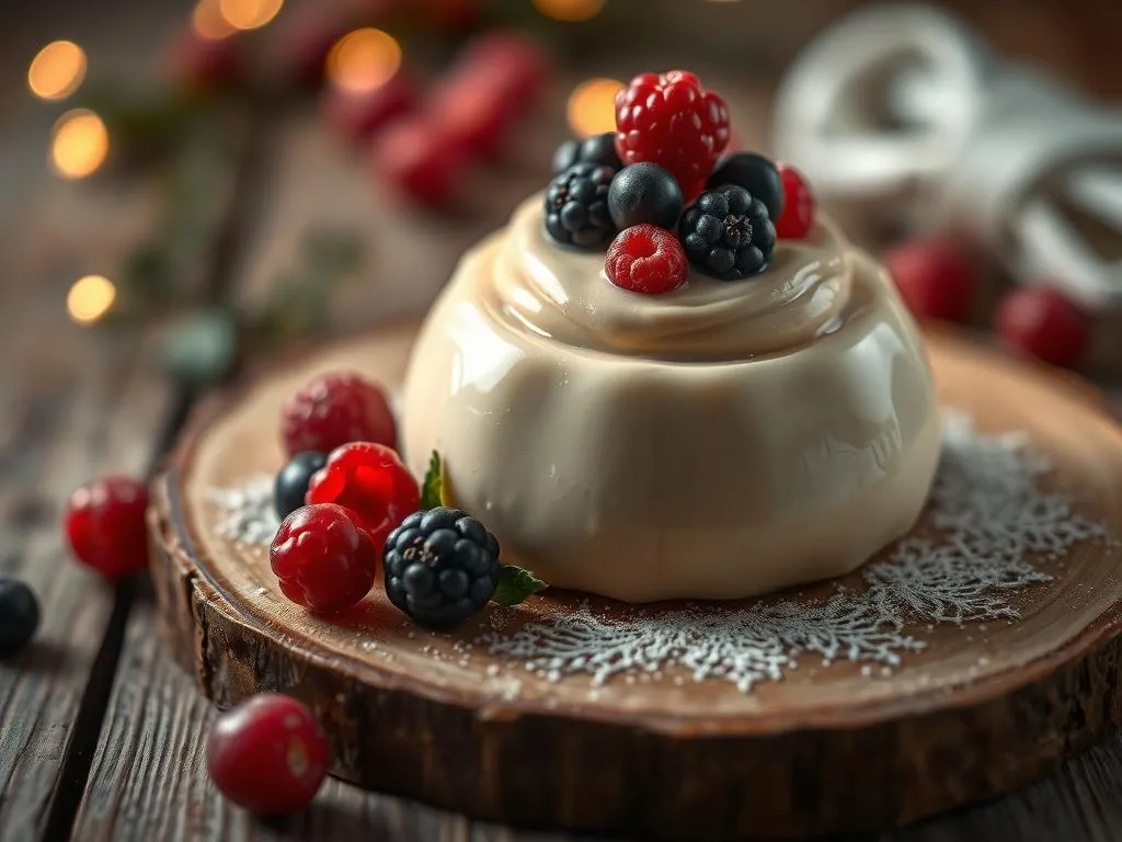 Spekulatius-Creme mit Beeren Weihnachtsdessert Spekulatius-Creme mit Beeren Weihnachtsdessert