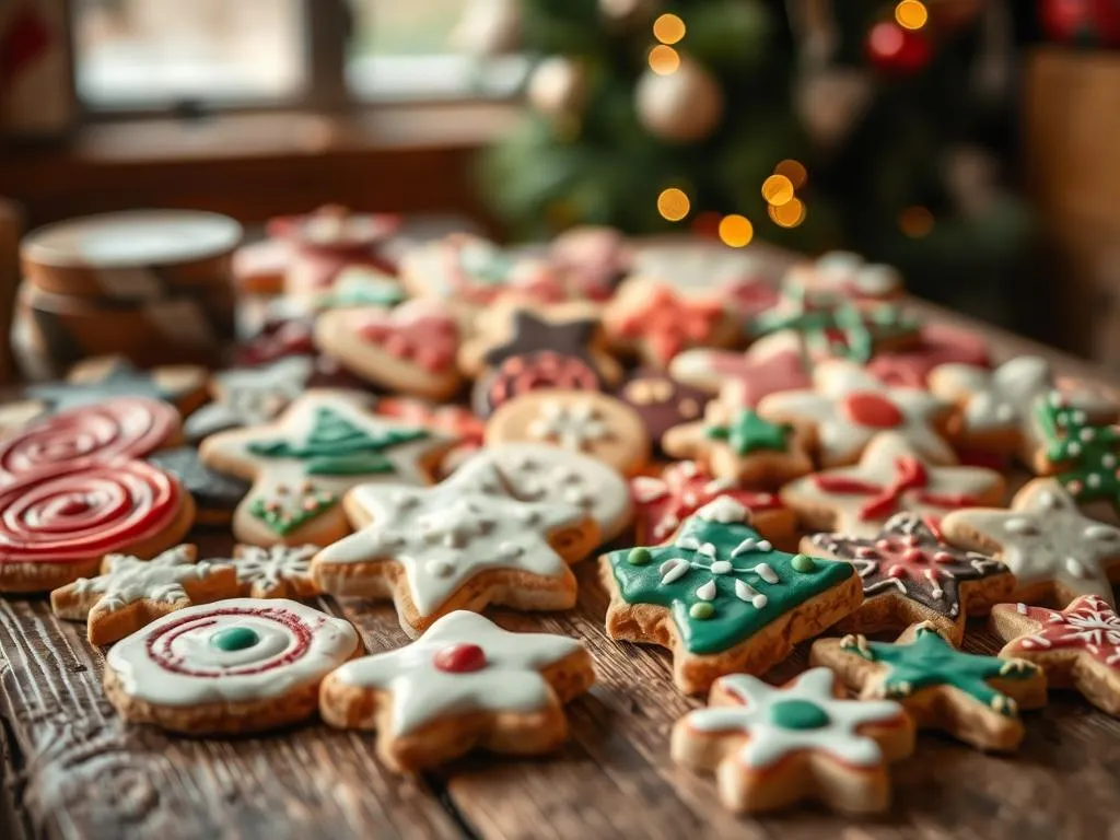 Dekoration glutenfreie Plätzchen Dekoration glutenfreie Plätzchen
