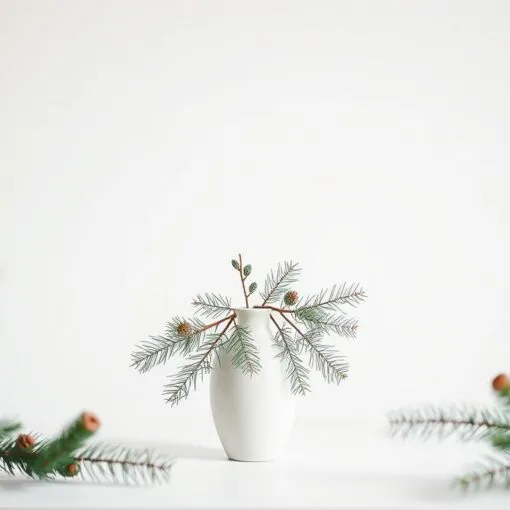 Minimalistische Weihnachtsdeko