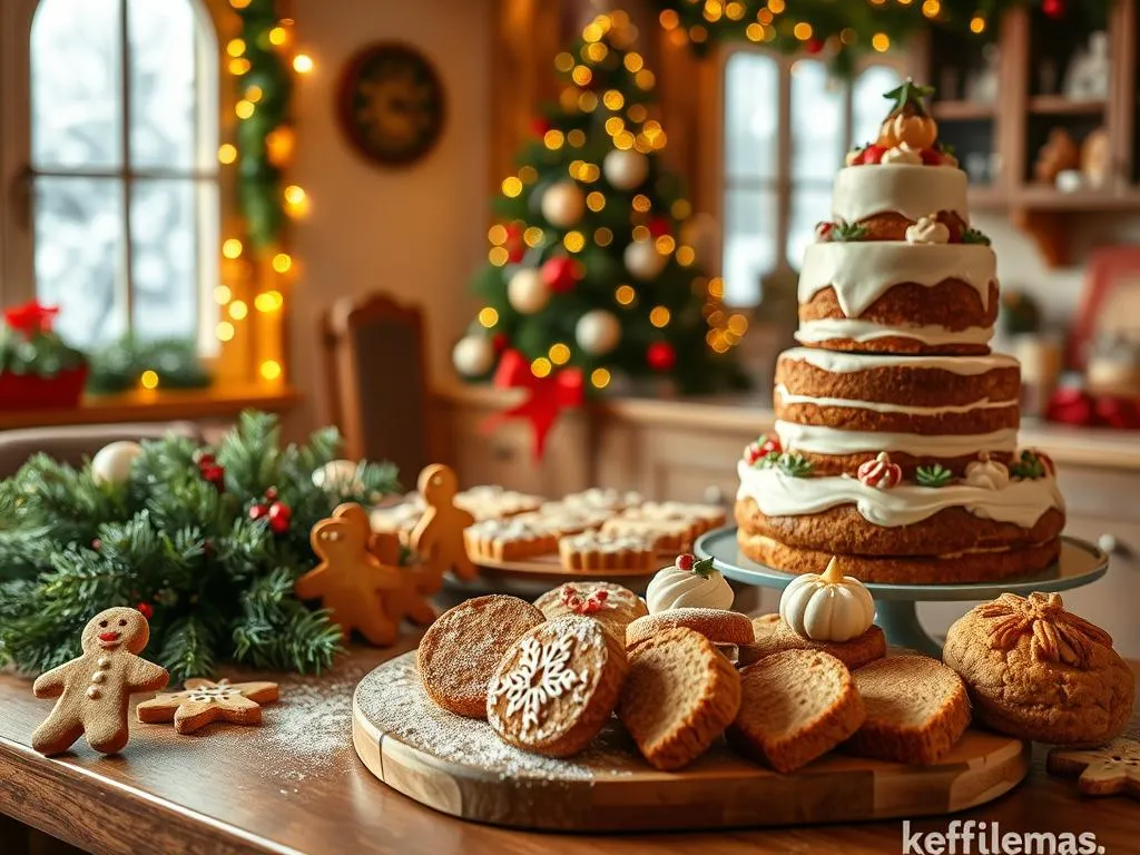 Weihnachtliche Kuchenidee