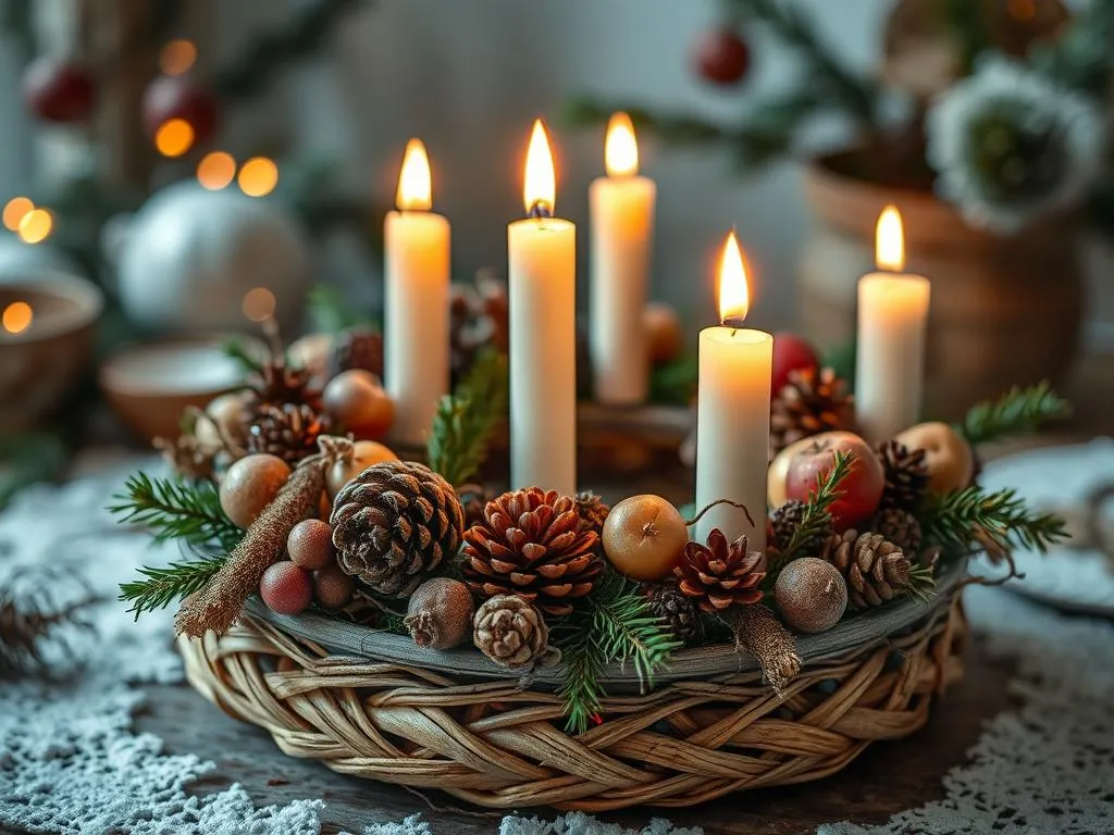 nachhaltiger Adventskranz nachhaltiger Adventskranz