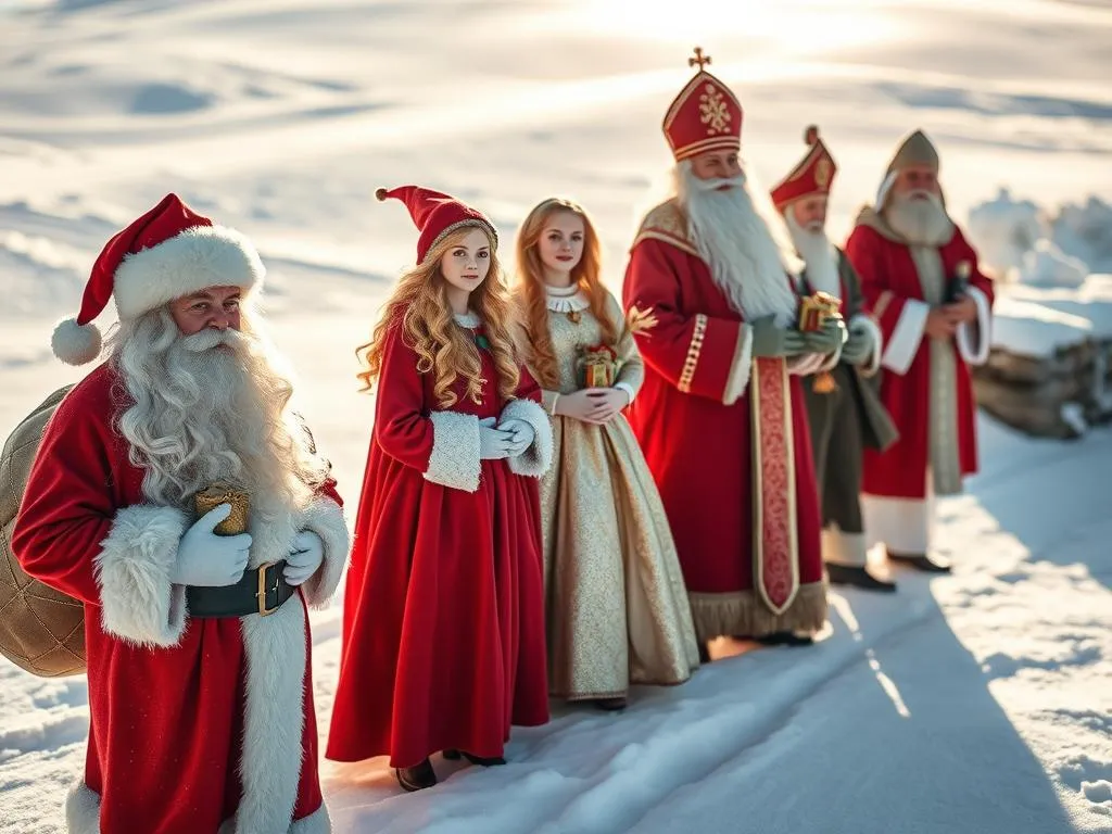 regionale Geschenkebringer Unterschiede regionale Geschenkebringer Unterschiede