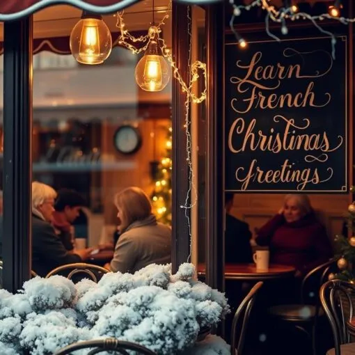 Frohe Weihnachten auf Französisch