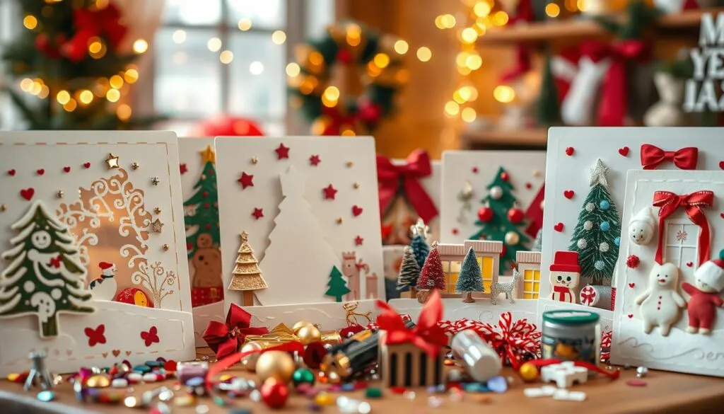 kreative Weihnachtskarten Gestaltung