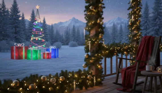 Außergewöhnliche Weihnachtsdeko außen