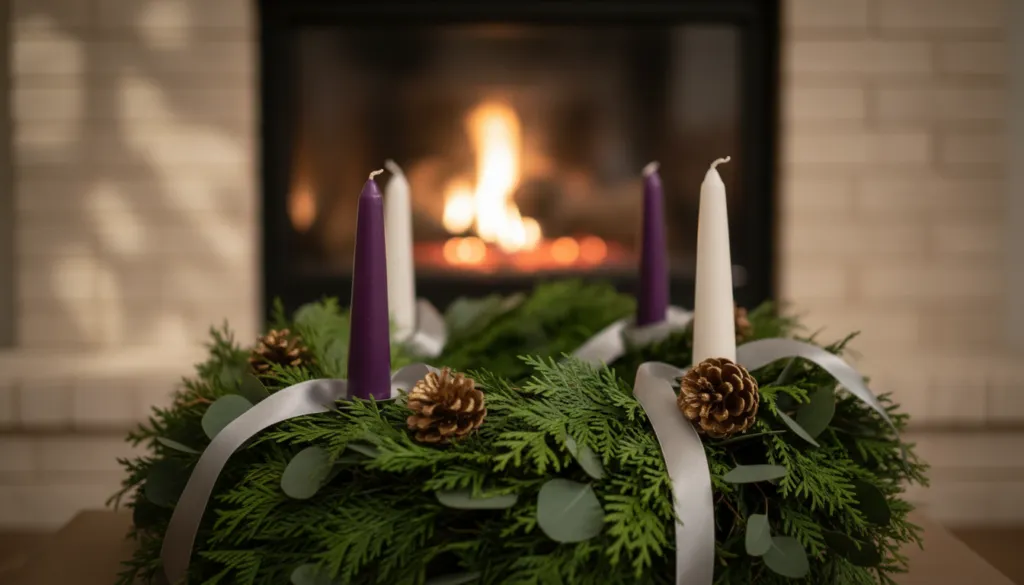 Moderne Adventskranz Gestaltung