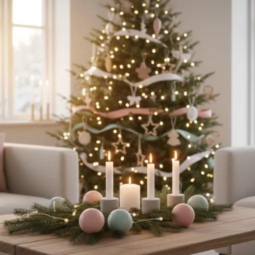 Skandinavische Weihnachtsdeko