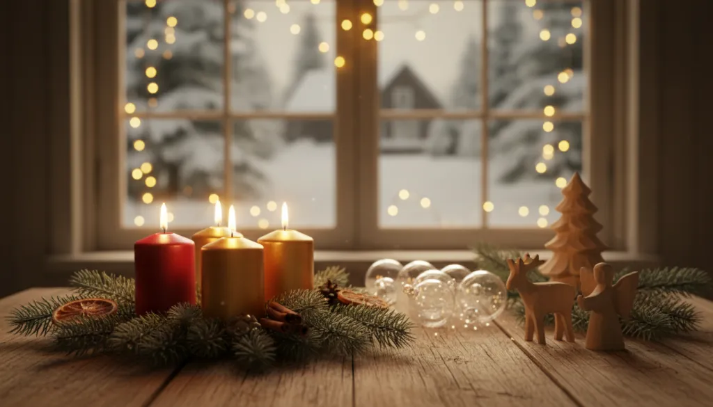 stimmungsvolle Adventszeit Dekoration