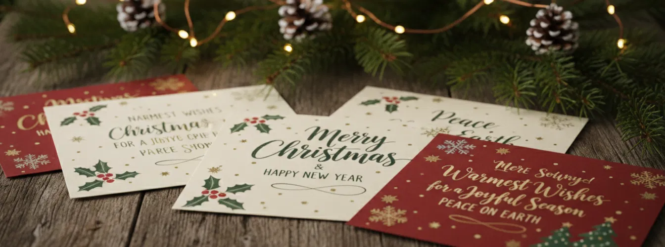 Englische Weihnachtsgrüße