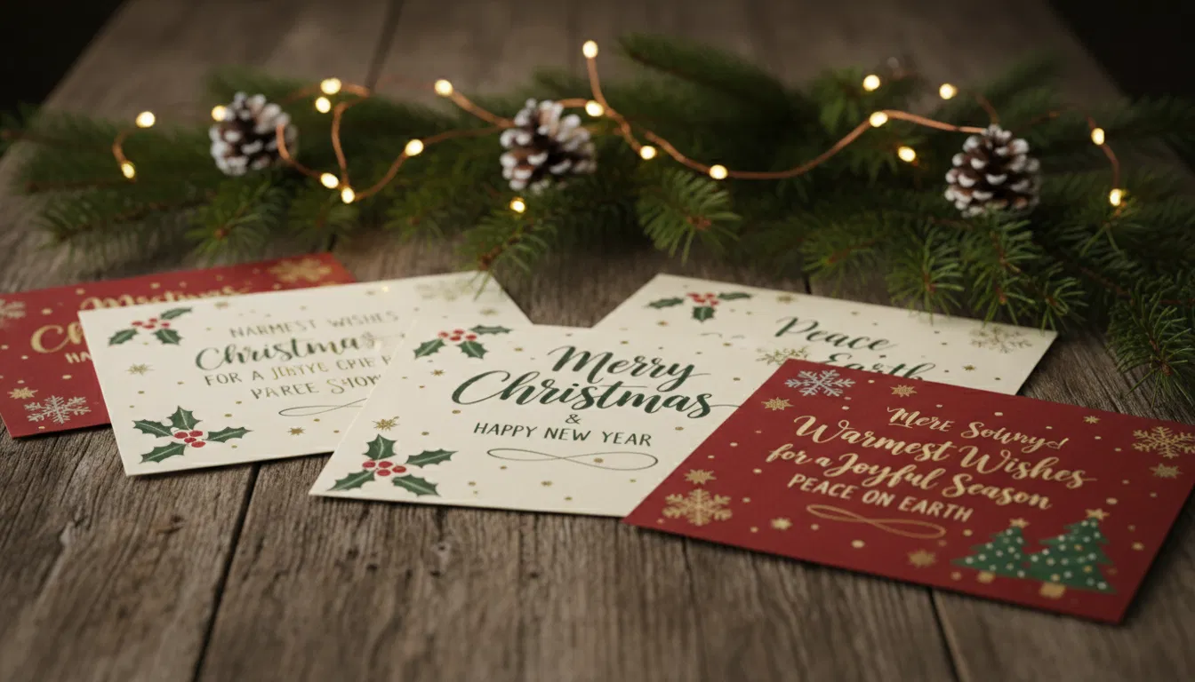 Englische Weihnachtsgrüße