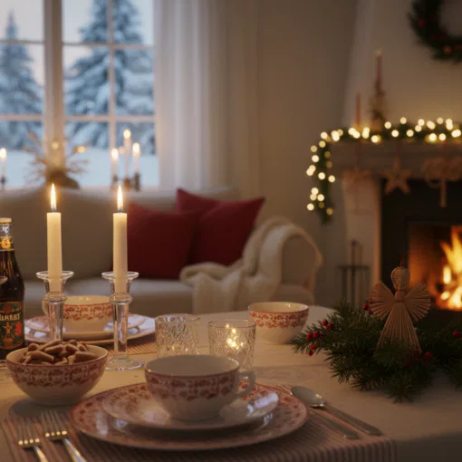 Schwedische Weihnachtsdeko