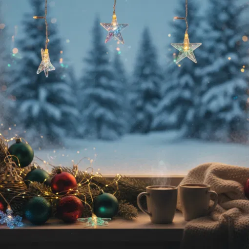 Weihnachtsdeko Fenster LED